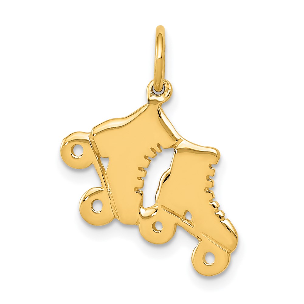 A4735.jpg 14k Roller Skates Charm - Image 1