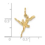 14K  3-D Ballerina Charm - Image 4