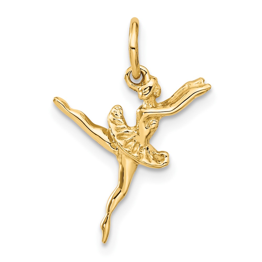 A9048.jpg 14K 3-D Ballerina Charm - Image 1