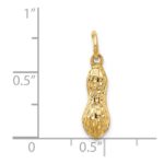 14k 3-D Peanut Charm - Image 4