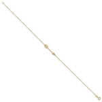 14K Polished Arrow Plus Extender - Total Anklet - Image 2