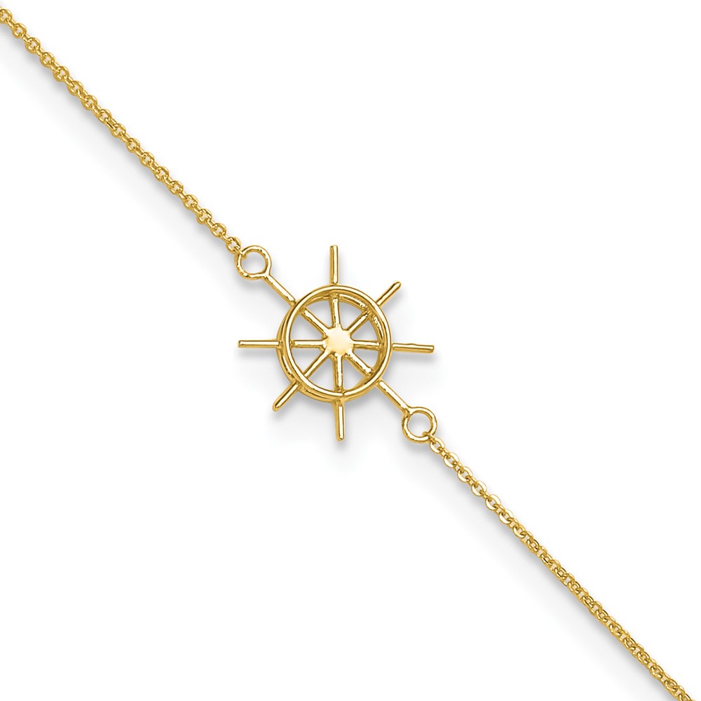 ANK285-9.jpg 14k Ships Wheel Plus Extender - Total Anklet - Image 1