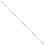 14K Diamond-cut Hearts Plus Extender - Total Anklet - Image 2