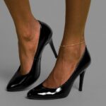 14K Polished Infinity and Beads Plus Extender - Total Anklet - Image 6