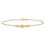 14K Fancy Mariner Link Plus Extender - Total Anklet - Image 3