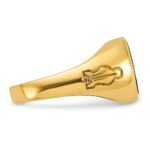 IBGoodman 14k Men's Polished and Grooved Blue Lodge Master Masonic Ring Mounting - Image 7