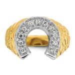 10k Two-Tone Fancy Ring Mounting - Image 6