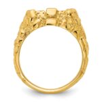 14k IBGoodman Men's Onyx Nugget Ring Mounting - Image 2