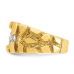 14k IBGoodman Men's Cluster 1/2 carat Diamond Nugget Complete Ring - Image 5