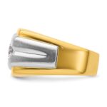 IBGoodman 14k Two-tone Polished and Satin Men's Ring Mounting - Image 3