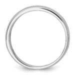 IBGoodman 14k White Gold Polished Nine Stone Men's Ring Mounting - Image 2