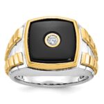 10k Two-Tone Fancy Ring Mounting