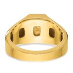 14k IBGoodman Men's Ruby Doublet Stone Complete Ring - Image 7