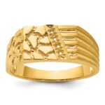 14k IBGoodman Men's Diamond Nugget Ring Mounting