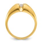 14k IBGoodman Men's 1/3 carat Diamond Complete Ring - Image 2
