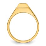 14k IBGoodman Men's Polished Diamond Ring Mounting - Image 2