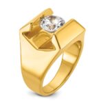 IBGoodman 14k 2 1/2 carat Lab Grown Diamond VS/SI+ G+ Complete Men's Ring - Image 6