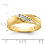 IBGoodman 14k Polished and Satin Men's Ring Mounting - Image 3