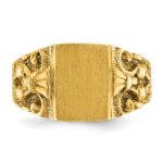 14k IBGoodman 13x9mm Men's Signet Ring - Image 6