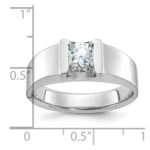 14k White Gold IBGoodman Men's Diamond Ring Mounting