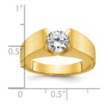 IBGoodman 14k 1 carat Lab Grown Diamond VS/SI+ G+ Complete Men's Ring - Image 8