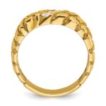14k IBGoodman Men's Diamond Nugget Ring Mounting - Image 2