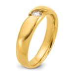 14k IBGoodman Men's 1/4 carat Diamond Complete Ring - Image 8