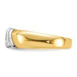IBGoodman 14k Two-tone Polished Men's Ring Mounting - Image 6