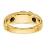 IBGoodman 14k Two-tone 1/6 carat Lab Grown Diamond VS/SI+ G+ Complete Polished Men's Ring - Image 5