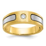 10k Two-Tone Fancy Ring Mounting