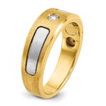10k Two-Tone Fancy Ring Mounting - Image 8