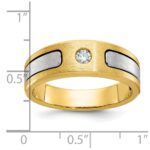 10k Two-Tone Fancy Ring Mounting - Image 3