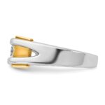 14k Two-tone IBGoodman Men's Diamond Ring Mounting - Image 3
