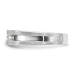 14k White Gold IBGoodman Men's 3/4 carat Diamond Complete Ring - Image 5