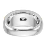 IBGoodman 14k Two-tone Men's Polished and Grooved 7-Stone Ring Mounting - Image 7