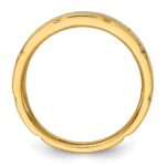 IBGoodman 14k Two-tone Three Stone Prong Set Men's Ring Mounting - Image 2