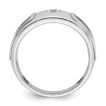 14k Two-tone IBGoodman Men's Polished and Cut-Out Ring Mounting - Image 2