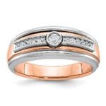 10k Two-Tone Fancy Ring Mounting
