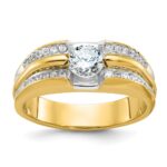 14k IBGoodman Men's Polished Ring Mounting
