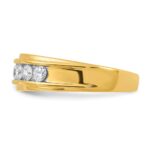 IBGoodman 14k Men's Polished 7/8 Carat AA Quality Diamond Ring - Image 6