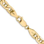 14K 5.5mm Semi-Solid Anchor with Lobster Clasp Chain - Image 3