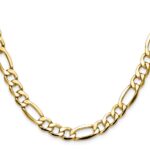 14k 9.4mm Semi-Solid Figaro Chain - Image 2