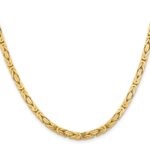 14K 4mm Byzantine with Lobster Clasp Chain - Image 2