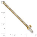 14k 2 carat Lab Grown Diamond VS/SI+ G+ Complete Tennis Bracelet - Image 6