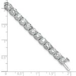 14k White Gold 16 carat Lab Grown Diamond VS+ F+ Complete Tennis Bracelet - Image 6