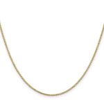 14K 1.1mm Box with Lobster Clasp Chain - Image 2