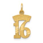 14k SWEET 16 Charm