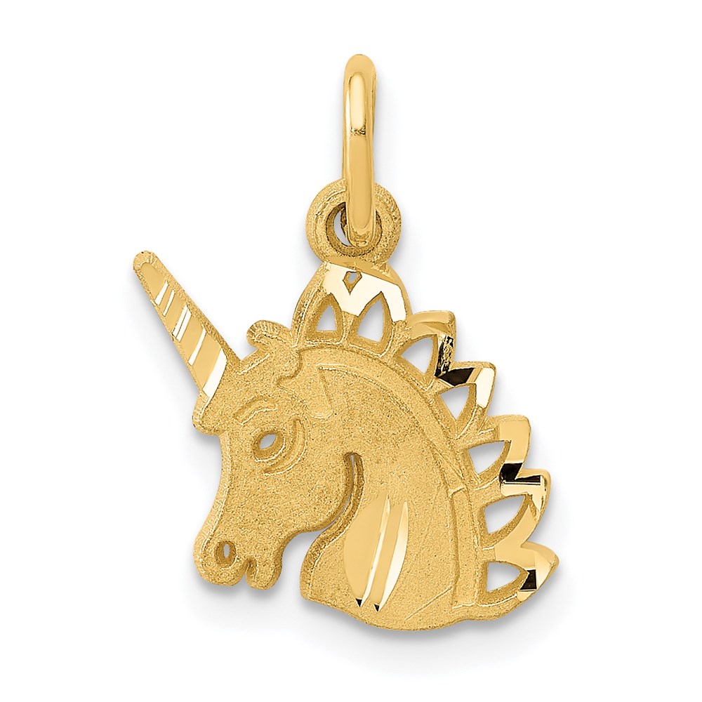 C1142.jpg 14k Unicorn Charm - Image 1