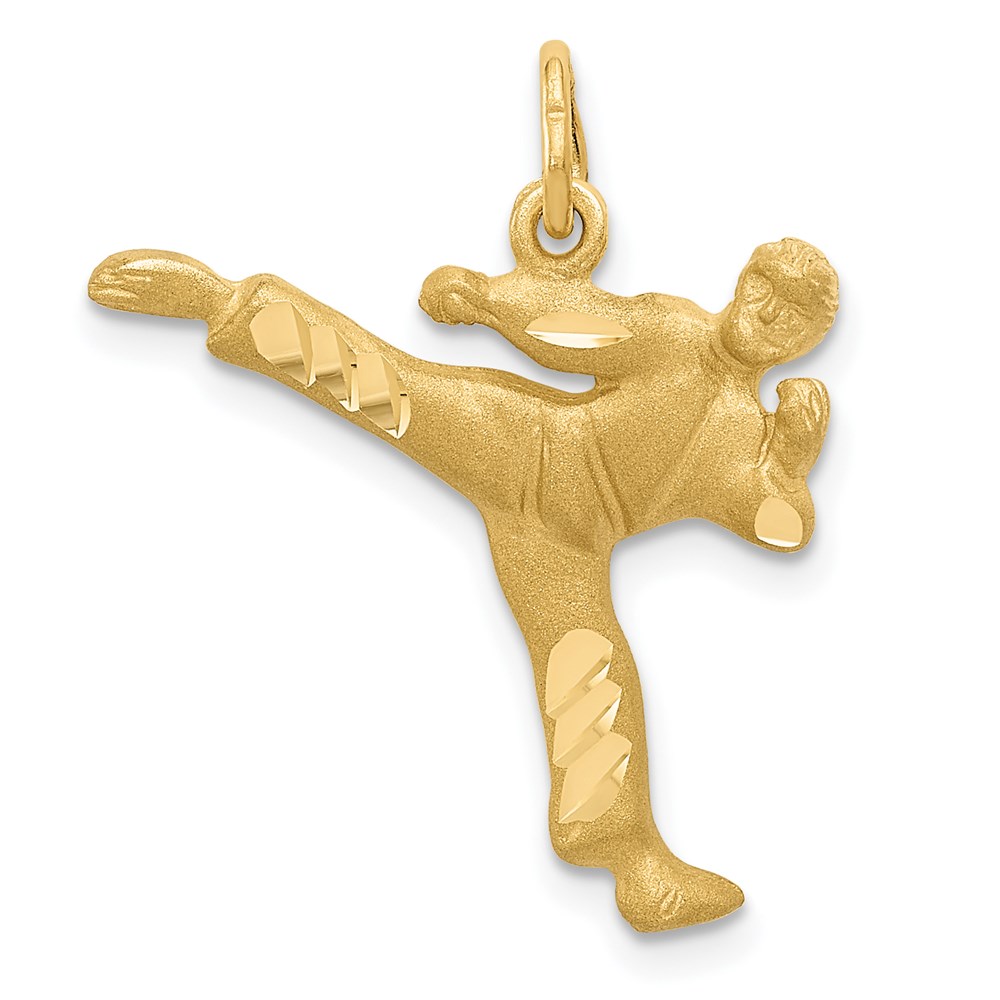 C1243.jpg 14k Male Karate Charm - Image 1