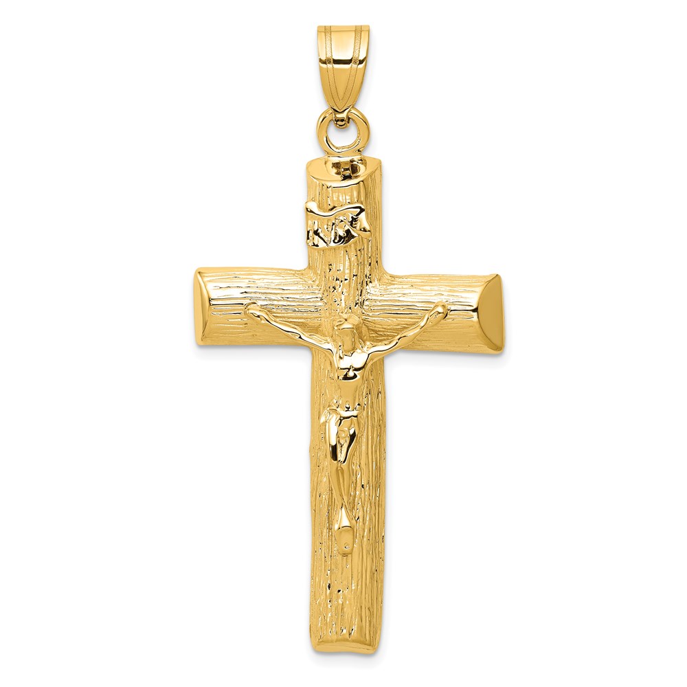 C1360.jpg 14k Large Crucifix Tree Pendant - Image 1